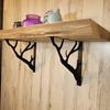2Pcs Heavy-Duty L-Shaped Brackets Cast Iron Decorative Shelf Bracket  Home Decor