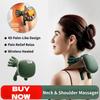 Electric 4D Shiatsu Neck & Back Massager Heated Deep Tissue Kneading Simulated Human Hand Pain Relief Muscle Relax Pillow
