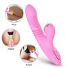 Women Telescopic Vibrator G Spot Clit Stimulator AV Wand Masturbator Sex Toy