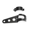 43mm-50mm Fork Black Headlight Mount Bracket Motorcycle Head Lamp Holder Adapter