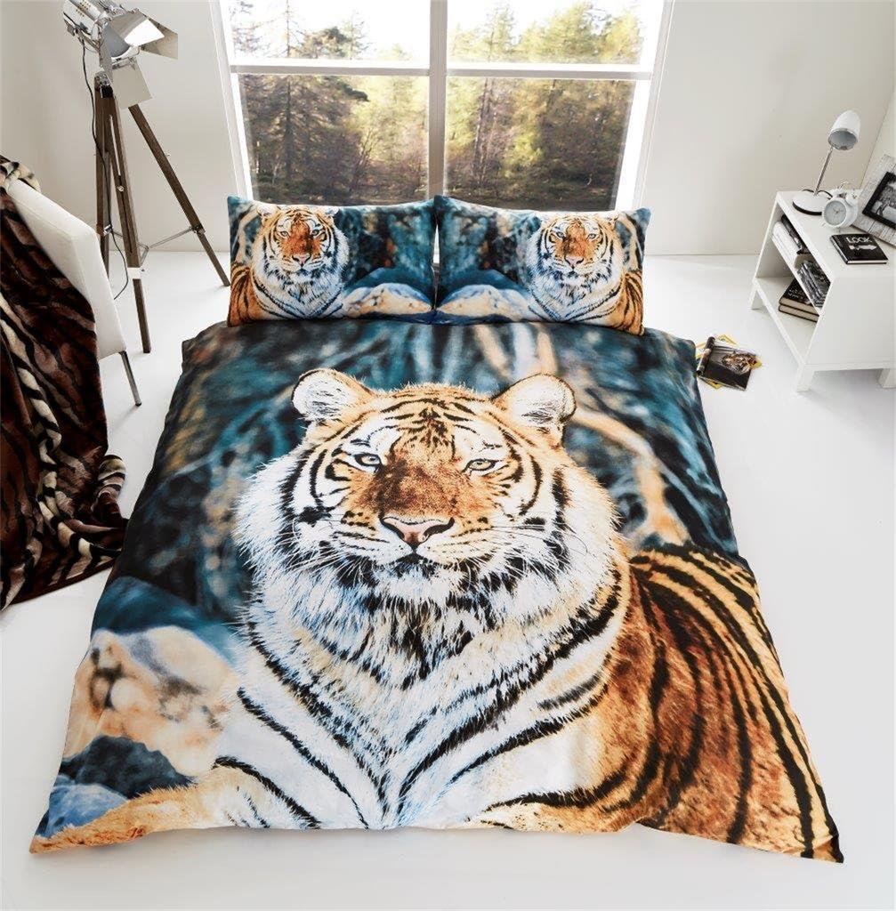3D Animals Pattern Modern Stylish Duvet Cover Sets Quilt Cover Sets Luxurious Bedding Sets with Pillow Cases For Teenage Boys