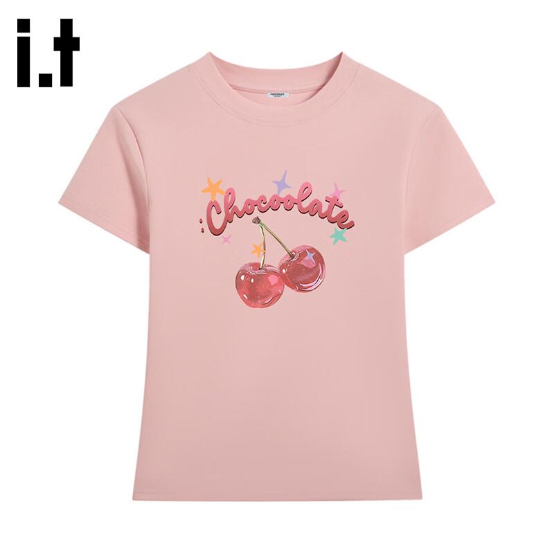CHOCOOLATEit Women s Cherry Print Short Sleeve T-Shirt S