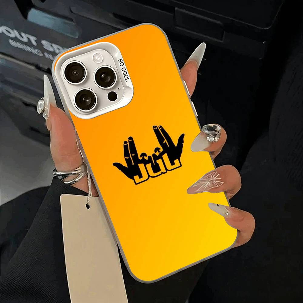 

Rap Noun-J-Julien -Mari- Jul Phone Case For iPhone 11 12 13 14 15 16Pro Max Plus white Sliver Phone Cover iPhone12ProMax