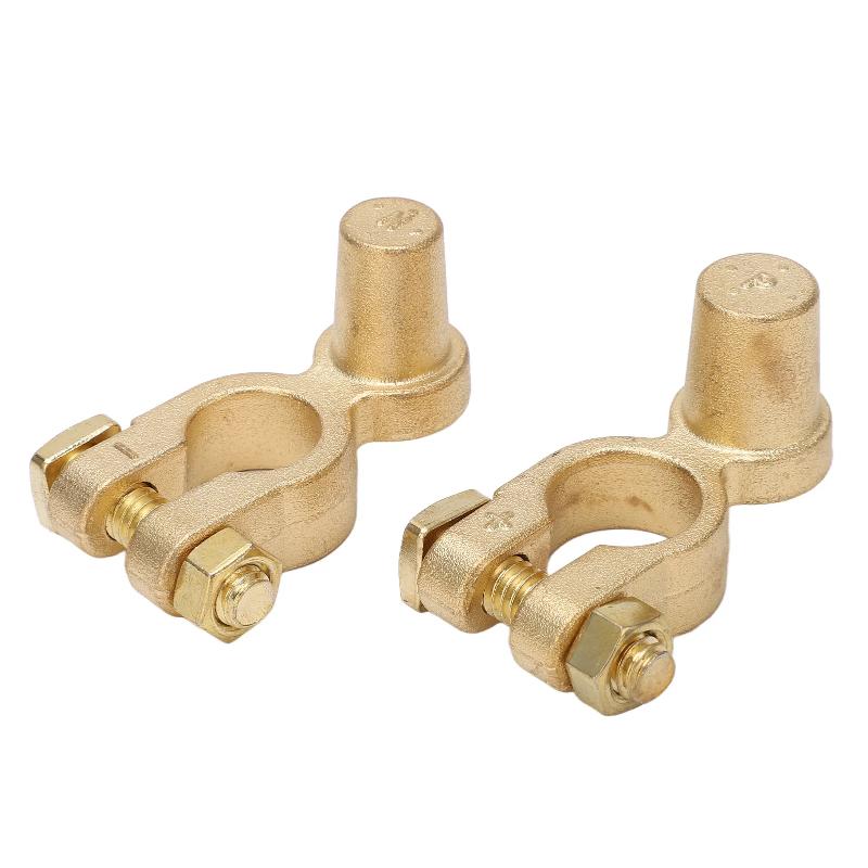 1 Pair Auto Diy Accessories Sae To Jis Car Battery Terminal Connector Positive Negative Top Post Battery Terminal