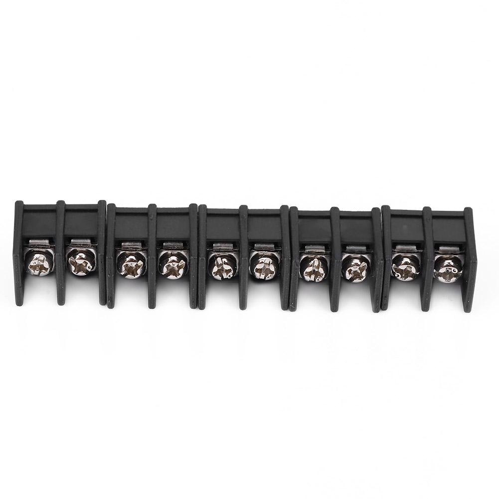 50pcs 2 Pin 7.62mm Pitch Circuit Board Wiring Barrier Terminal Blocks Electrical Connector