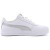 (WMNS) PUMA Carina Leather 'White Grey' Women's 370325-18