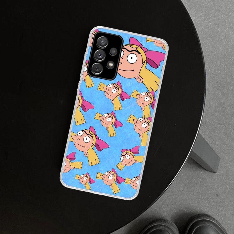 Hey Arnold Helga Cute Funny Cartoon Phone Case for Samsung Galaxy A17 A16 A26 A36 A56 A57 A37 A15 A25 A35 A55 A14 A24 A34 A54 A1