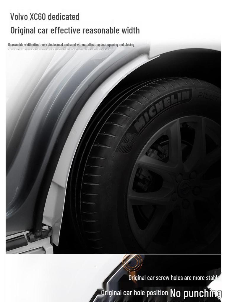 Volvo XC60 (2018-2026) Rear Wheel Mudguard & Inner Lining