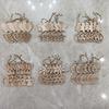 Handmade Wooden Snowflake Christmas Tree Ornaments - Small Tree Decoration Accessories