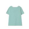 Lap DecoraTive STriped ShorT Sleeve T shirT as2cT465