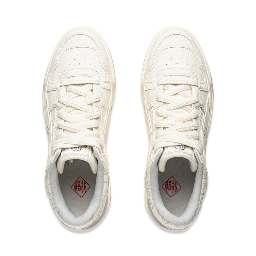 Li Ning Moon White 2MID Textile, Synthetic Leather AGCV331-1