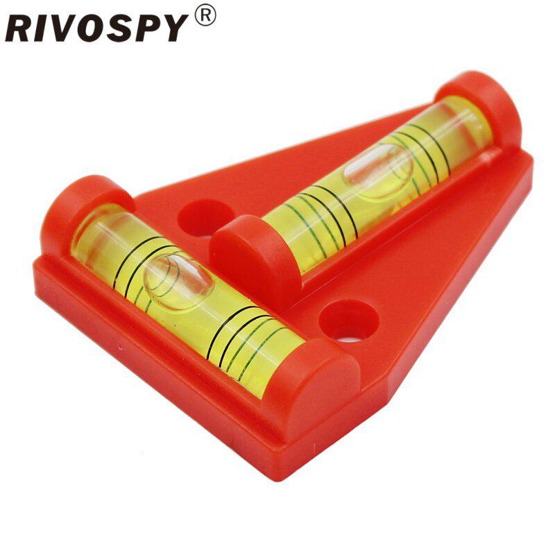RIVOSPY Пластиковый Т-уровень с множеством спецификаций, двухкоординатный пузырьковый уровень