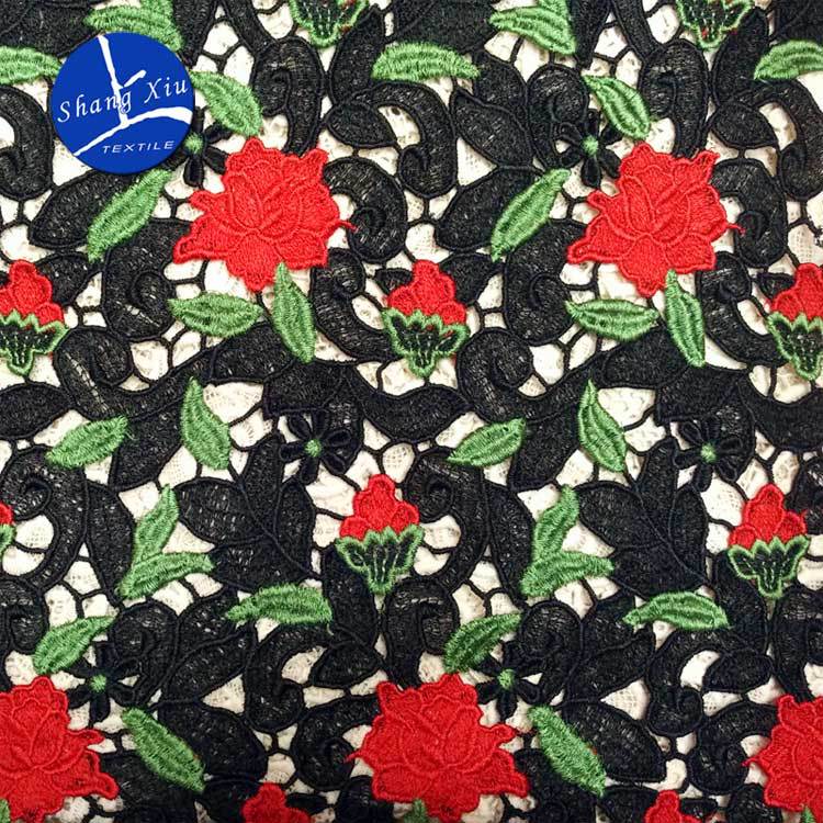 Water Soluble, Lace, Fabric, Color Embroidery, Embroidery Cloth, Full Embroidery, Three-Dimensional, Hollow, High-End, Heavy Industry