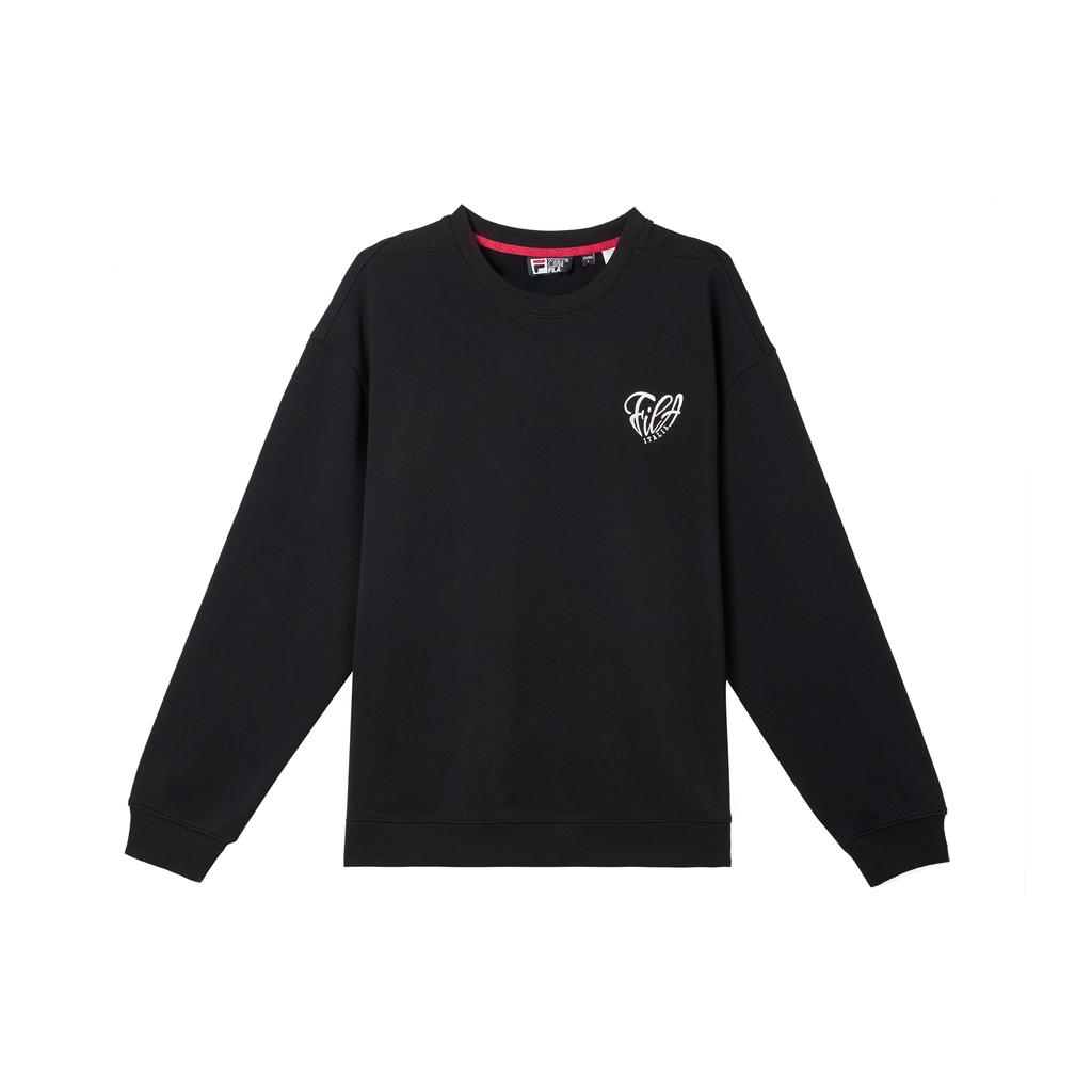 New FILA Sweatshirt Men's Jet Black F11U439202F-BK