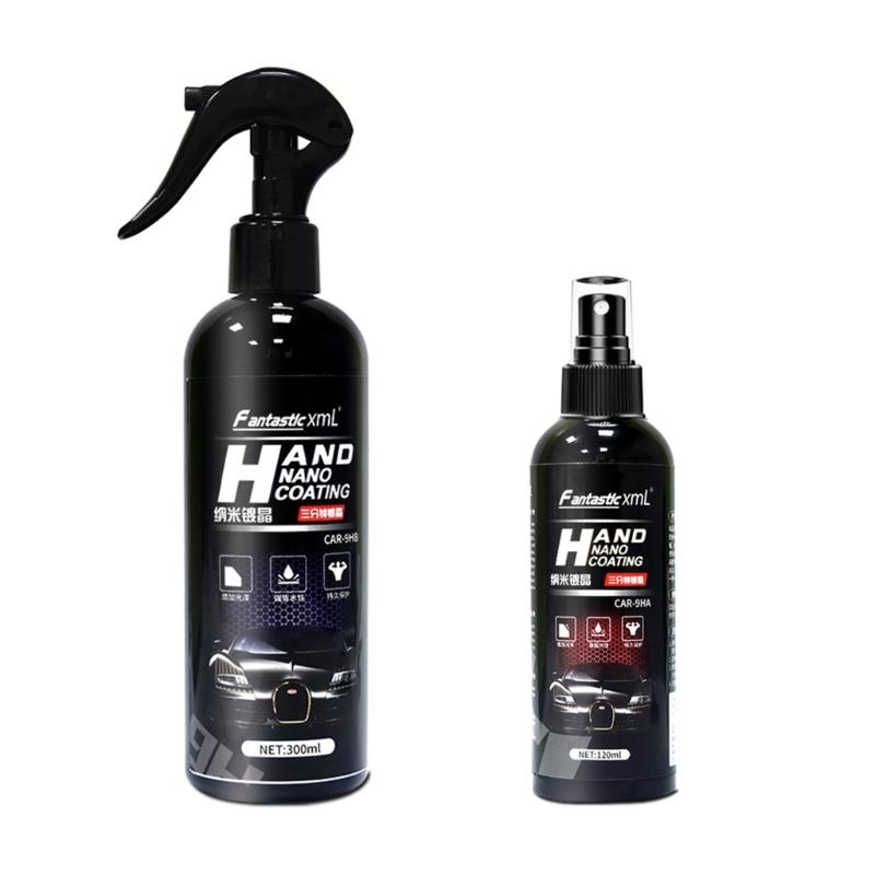120ML/300ML Car Ceramic Nano-coating Liquid Glass Plated Crystal Hydrophobic Car Polish Wax Waterproof Paint Protector