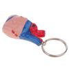 2 Stück Menschliches Herz Schlüsselanhänger Mini Modell Skelett Bewegliches Gelenk PVC Material Geeignet für