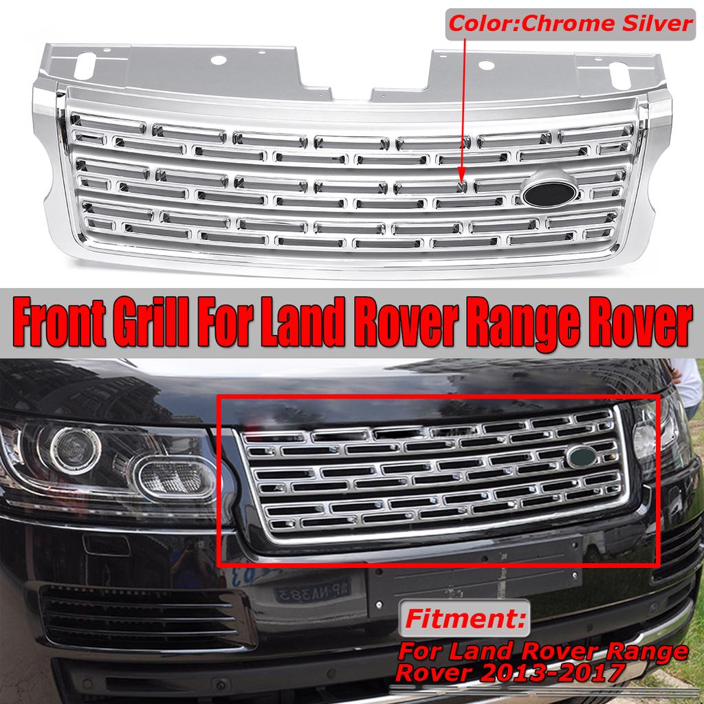 Gloss Black ABS Car Front Hood Panel Cover For 2013-2017 Land Rover