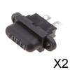 2xCar Truck Boat Circuit ATC Medium Blade Fuse Holder for Waterproof Cover