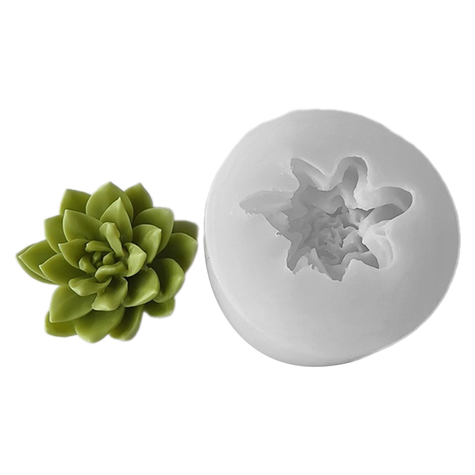 

Silicone Mold Epoxy Resin Molds Craft Molds Unique DIY Molds Succulent Shape Silicone Candle Moulds for DIY Hand-Making 1076