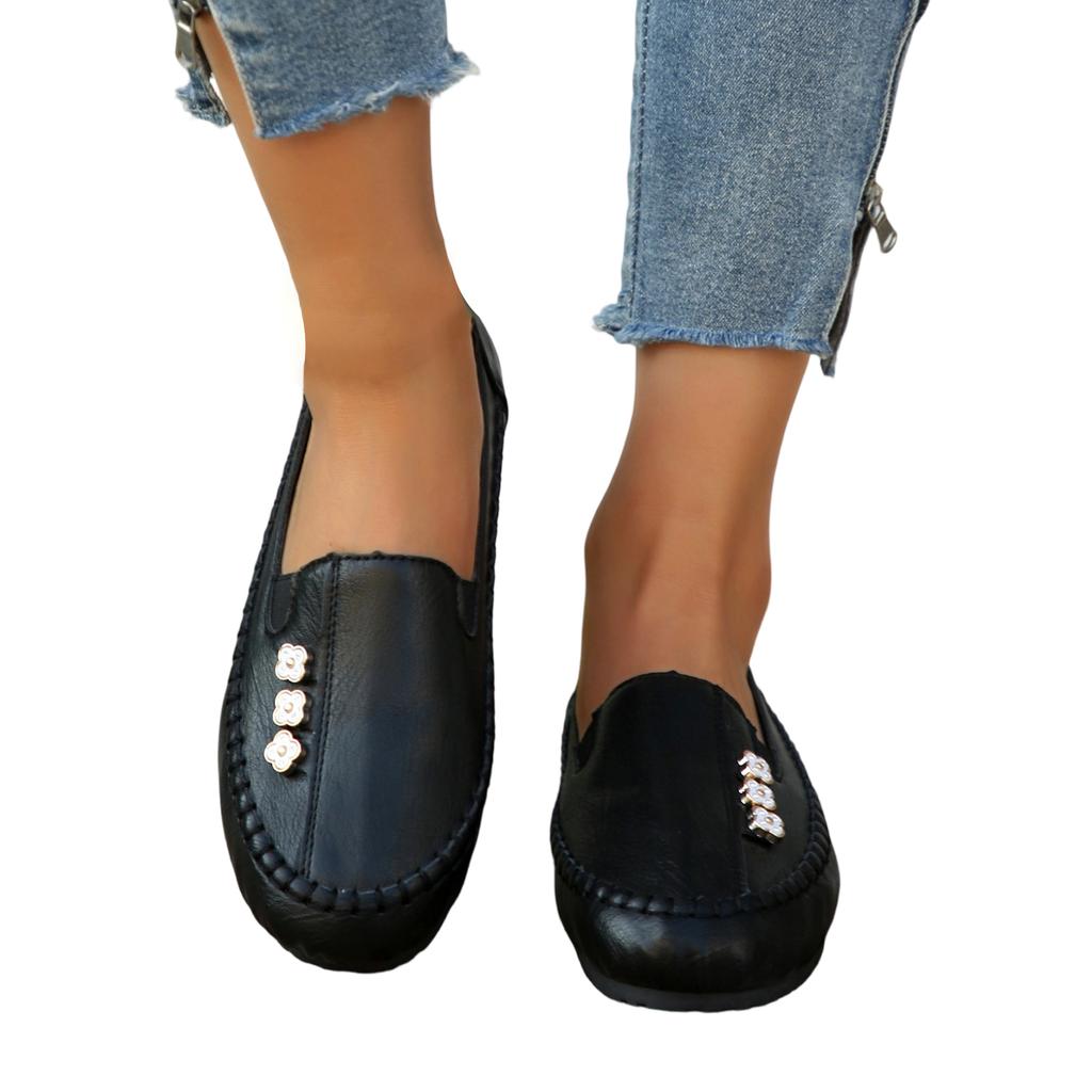 Women's Slip On Loafers Casual Driving Moccasin Shoes Lightweight Flexible Sole Comfortable Fit Durable Construction