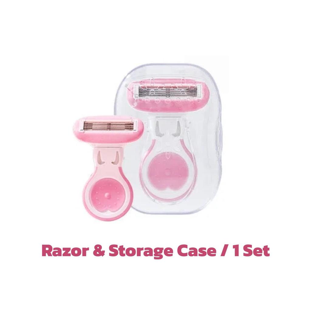 Women's Full-body Hair Removal Device, Non-disposable Manual Hair Removal Razor with Soap Holder - washable,Reuseabale