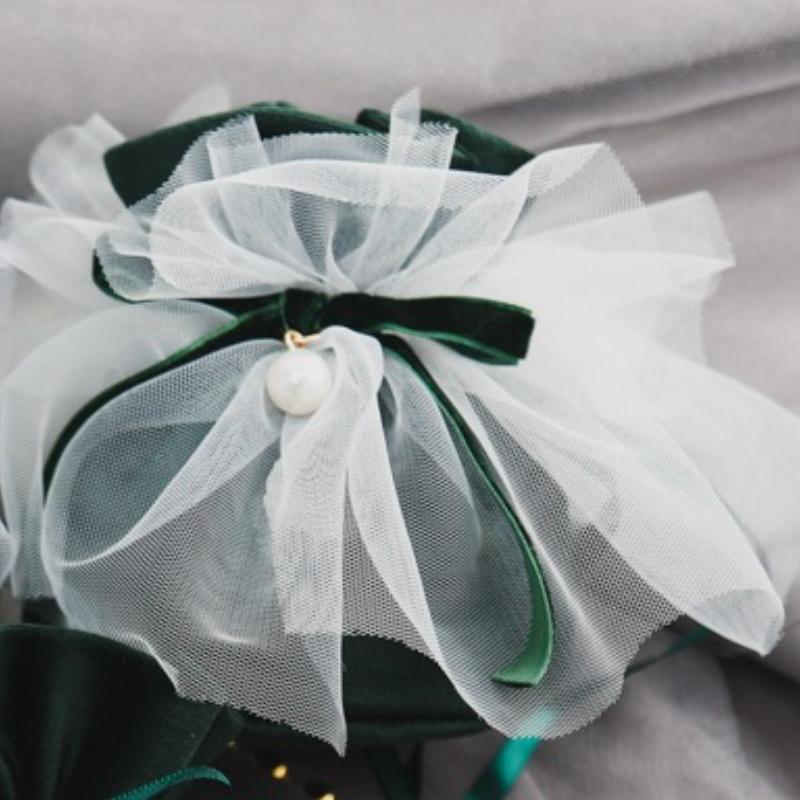 European Style Tote Bag Wedding Gift Candy Bag Velvet Exquisite Candy Bag Wedding Atmosphere Candy Box Candy Bag Large Capacity 10pcs