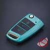 Tpu Carbon Fiber Car Key Case Cover For Vw Volkswagen Golf 7 Mk7 Tiguan Mk2 For Seat Ateca Leon Fr 2 Ibiza For Skoda Octavia A7