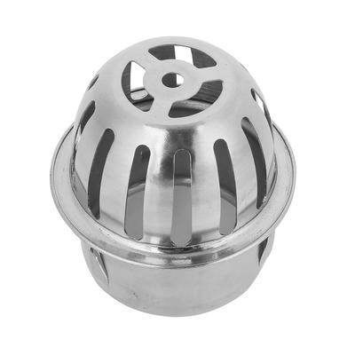 Stainless Steel Round Shape Floor Drain for Home Bathroom Outdoor Yard Balcony Use(75mm/3in)