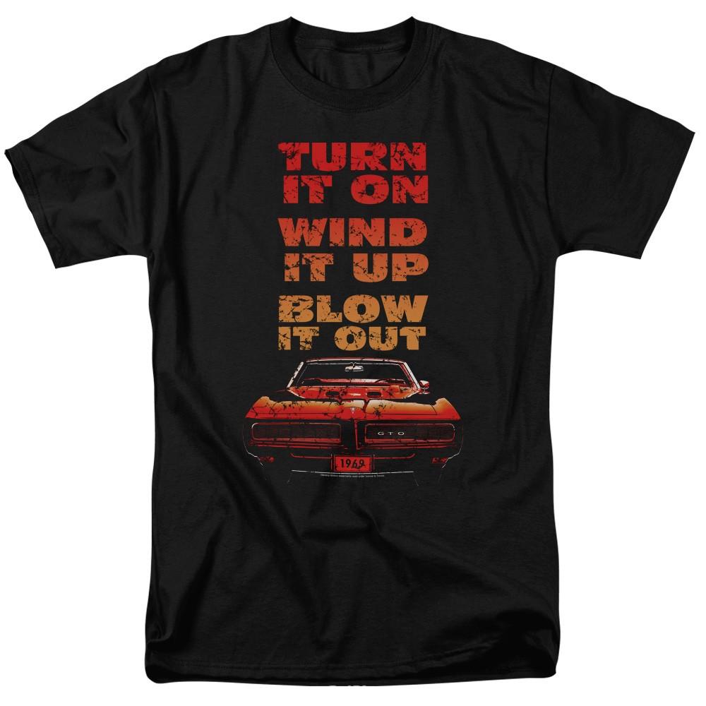 

Pontiac Blow It Out Gto Car Licensed Adult T-Shirt XL