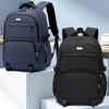 Spring New Solid Color Business Computer Bag Large Capacity Men's Backpack Casual Multi-pocket Outdoor Backpack Lightweight Burden Reducing School Bag