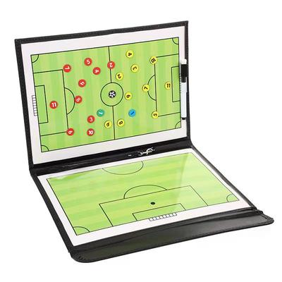 Foldable Magnetic Football Coaching Board with Chess Pieces and Pen