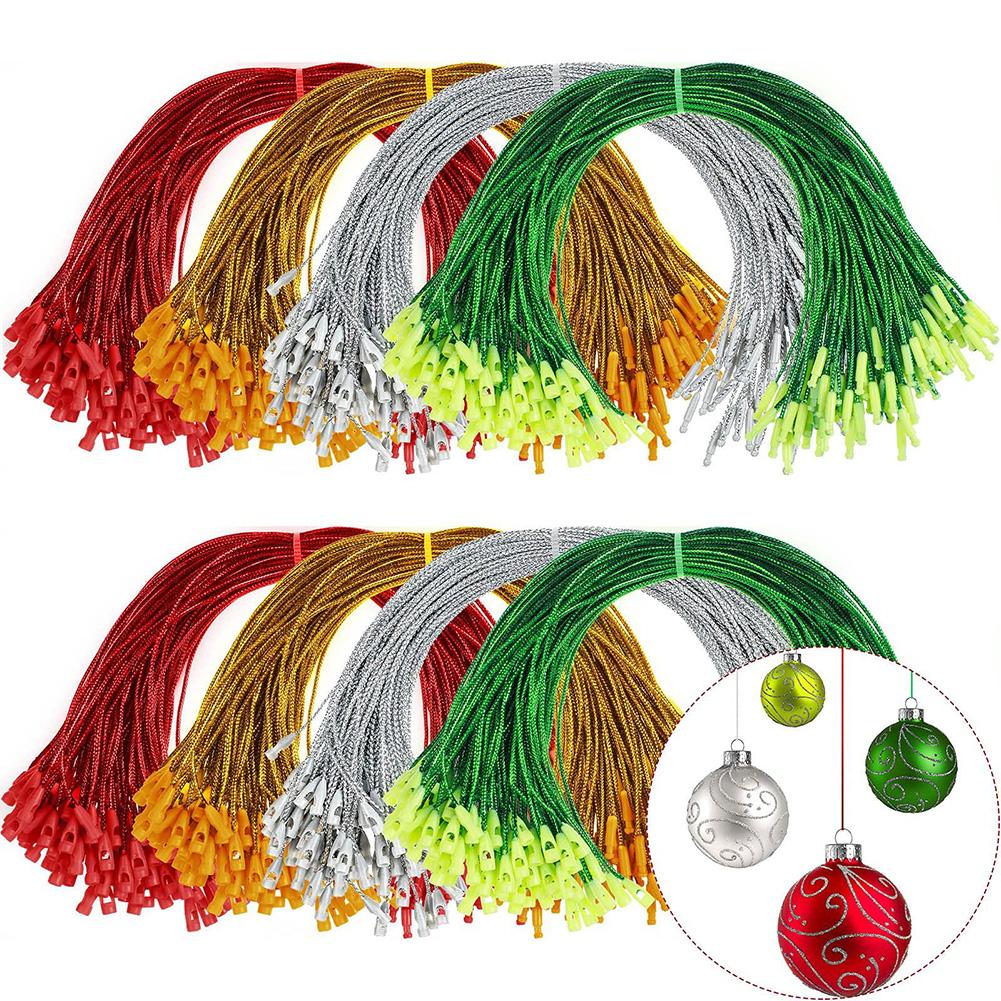 For Xmas Ball Decor DIY Christmas Ornament Hanger String Precut Hanging Ropes MIT