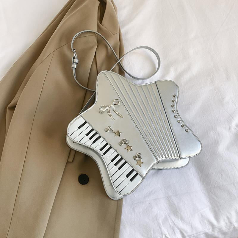 Designer's Unique Five Pointed Star Crossbody Bag  New Women's Bow Star Tassel Zipper Backpack Spicy Girl Shoulder Bags Tide