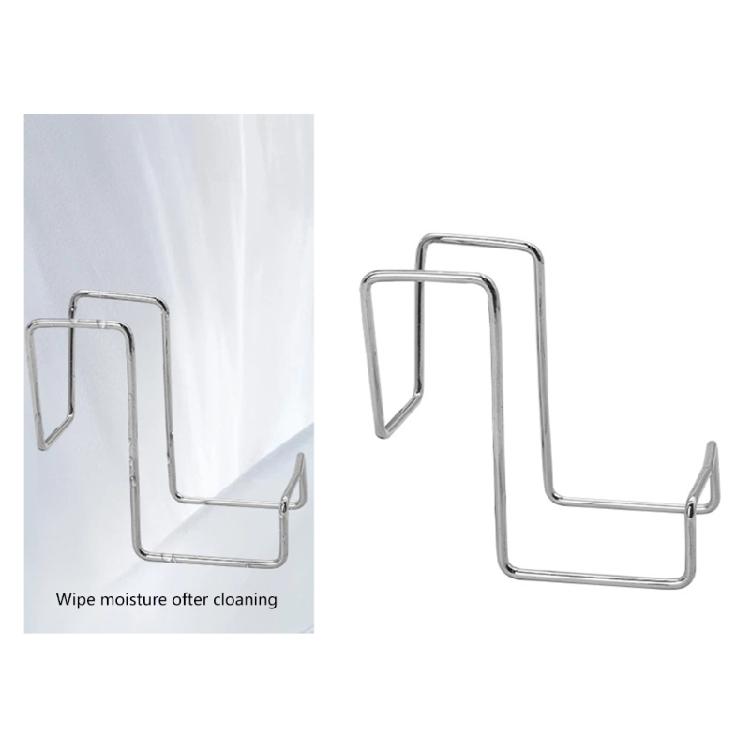 2 Pieces Kitchen Sponge Holder With Flexible Hanging Hook Adjustable Placement for Optimal Space Utilization Near Sink