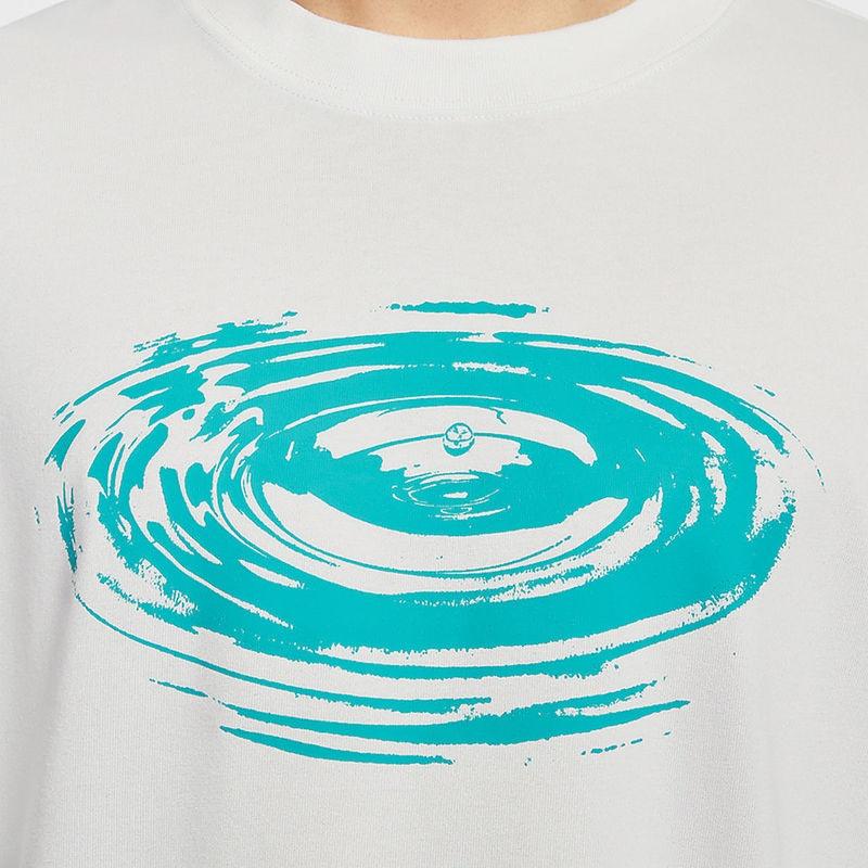 Nike T Shirts Men's White Crew Neck Moderate FV3487-121