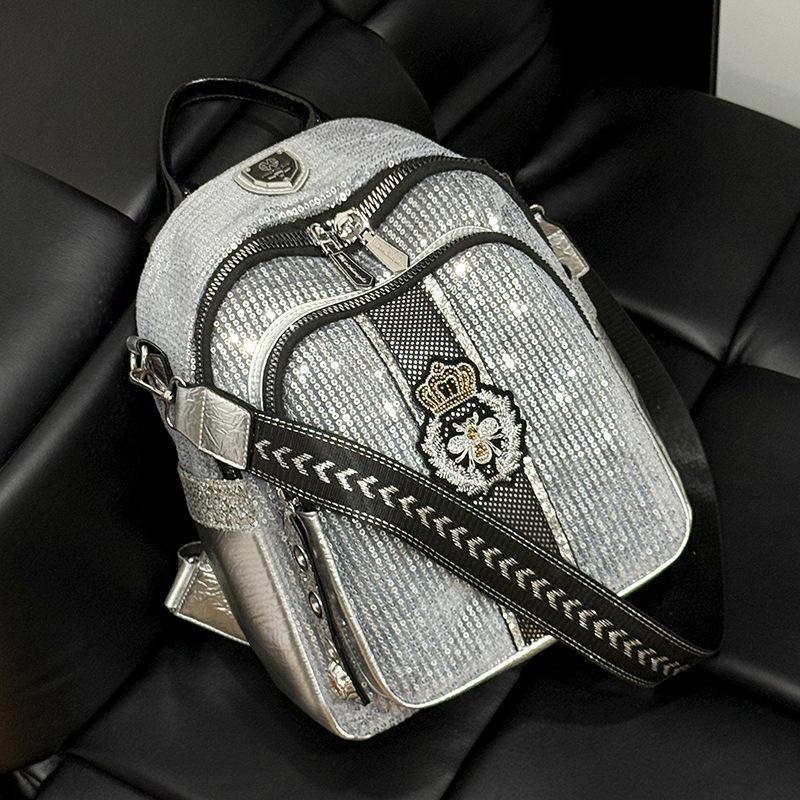 Double-shoulder Backpack - Fashionable, Multi-functional, Single-shoulder Bag for Women, Casual Handbag for Ladies