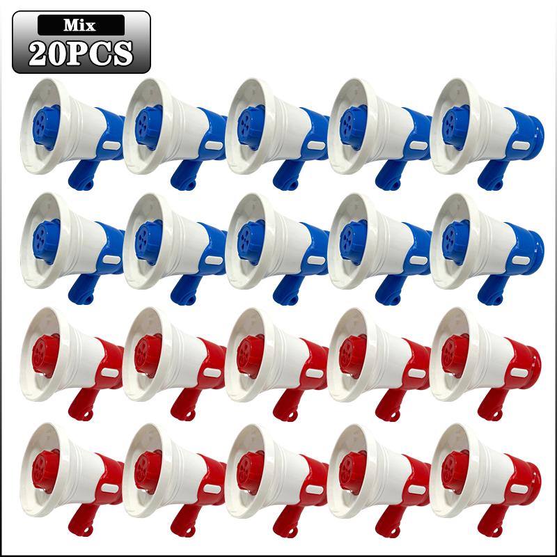 1-20PCS Mini Recording Trumpet Keychain Funny Prank Pendant Decompression Toy for Stress Relief Keychain Hanging Ornament