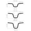 Mountain Bike Riser Handlebar CNC Processing Bike Handlebar 25.4mmx580mm Flexible Easy Cleaning Aluminum Alloy for Riding