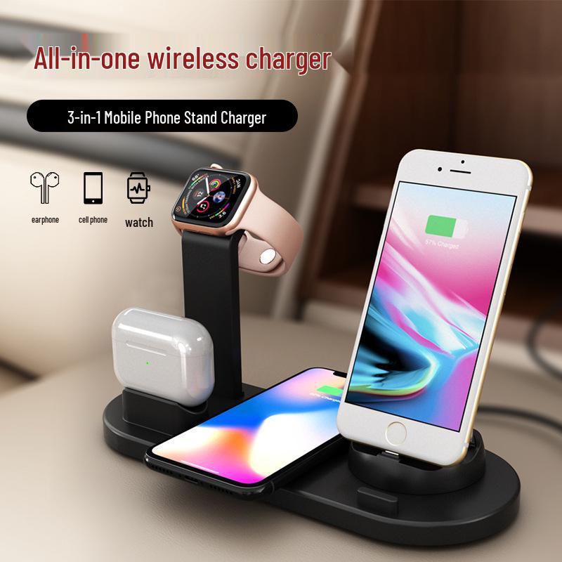 6-in-1 Wireless Charging Station for Phones and Watches