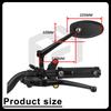 For YAMAHA XSR700 XSR900 XSR125 MT03 MT07 MT09 MT10 MT125 YZF R25 YZF R3 Motorcycle Rearview Mirror Aluminium Alloy Side Mirror