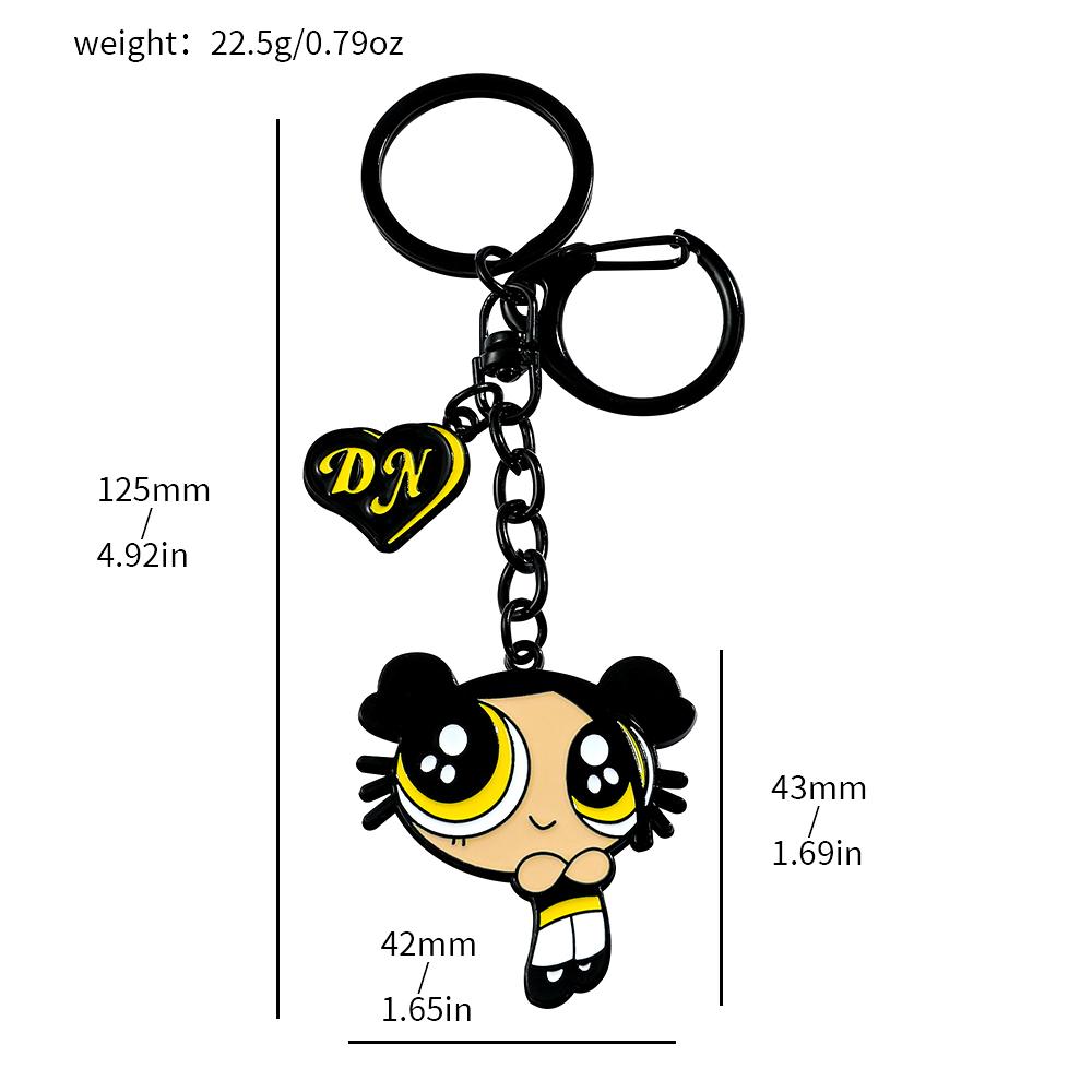 Anime Cute Girl Keychain Bag Charms Pendants Souvenir Creative Party Gift Toy Collection Christmas Fun New