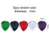 5/10pcs Guitar Picks Water Droplet Shape 1/2/3mm Acoustic Electric Bass Plectrum Mediator Fast Picking Guitar Accessories TMZ