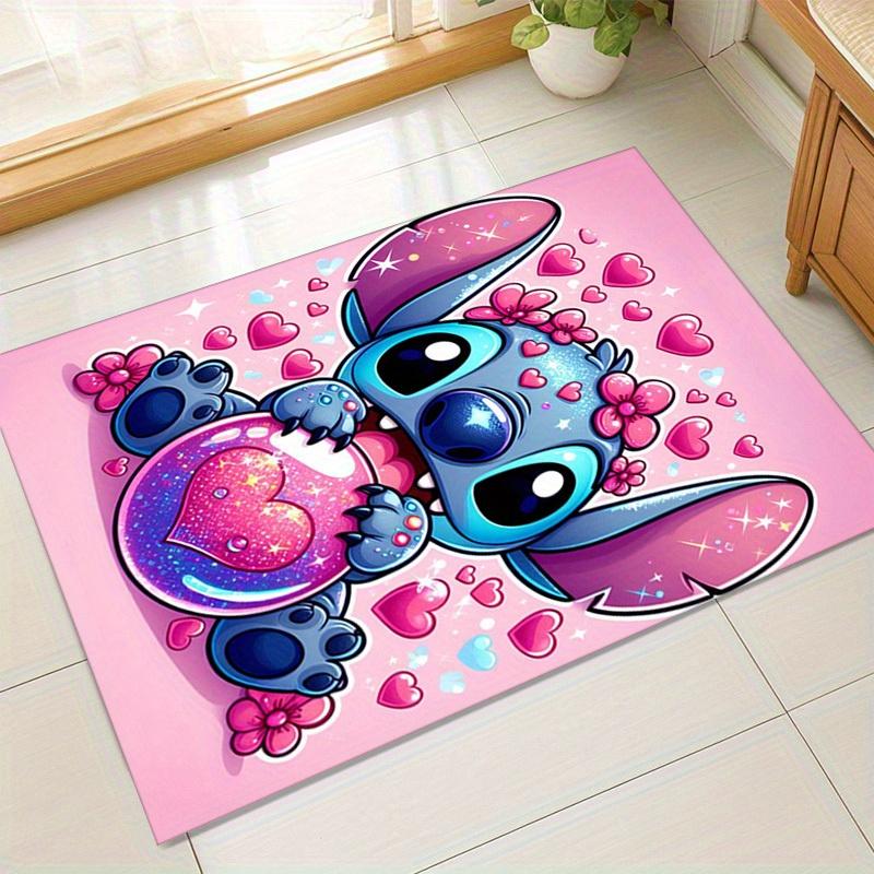 

1pc. Cute Stitch Heart-Shaped Rug - Perfect for Home, Office, or Outdoor Decor - Ideal Gift Ideaz0414275 60cm by 90cm