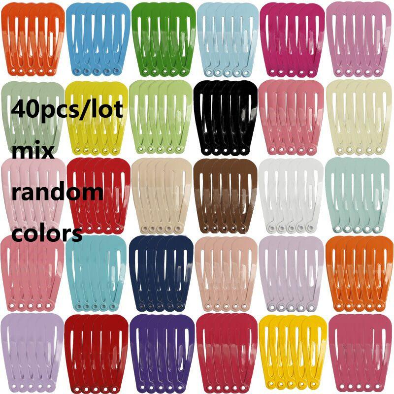 

40 шт./Лот Принт Аксессуары для волос Капающая заколка для волос Принцесса Заколка для волос Корейская заколка для волос Мультяшный головной убор Однотонные заколки для девочек