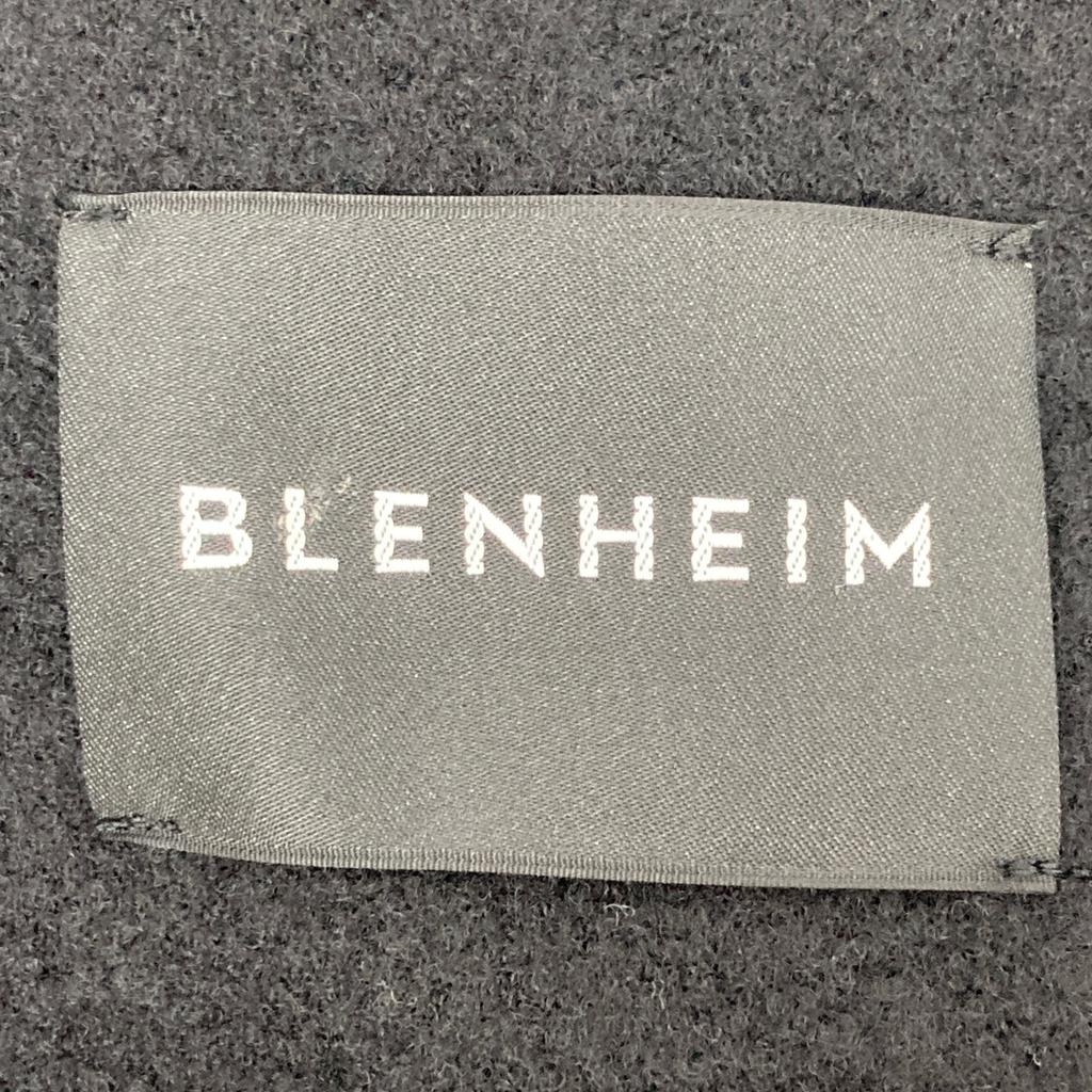 BLENHEIM U238-017 Black shawl collar long light coat coat XS blackUsed
