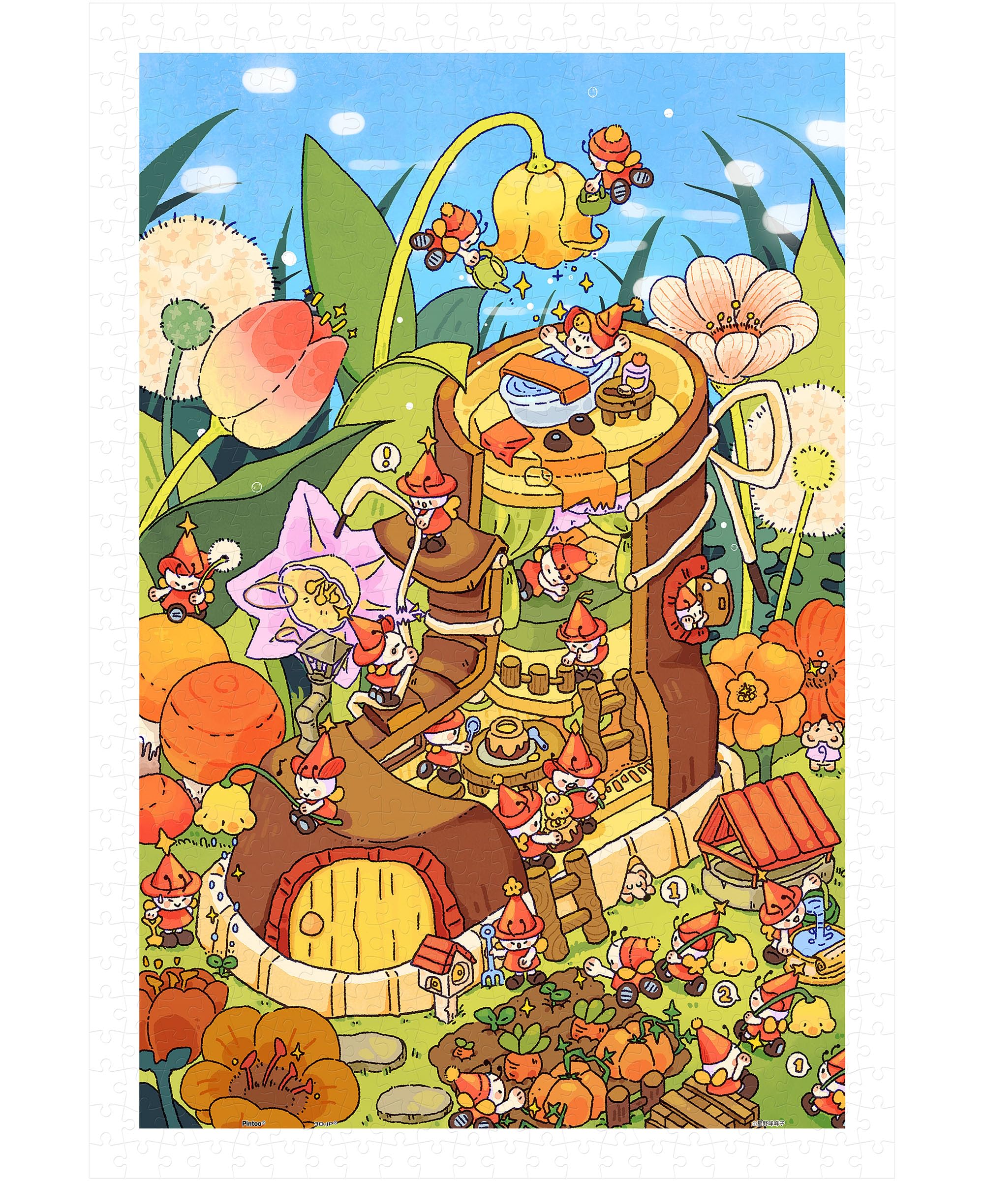 

Pinto 600-Piece Plastic Jigsaw Puzzle [Hoshino Memiko - Boots Studio] (31x45cm) for Adults, Difficult, No Broken Pieces, Click-together [H3590]