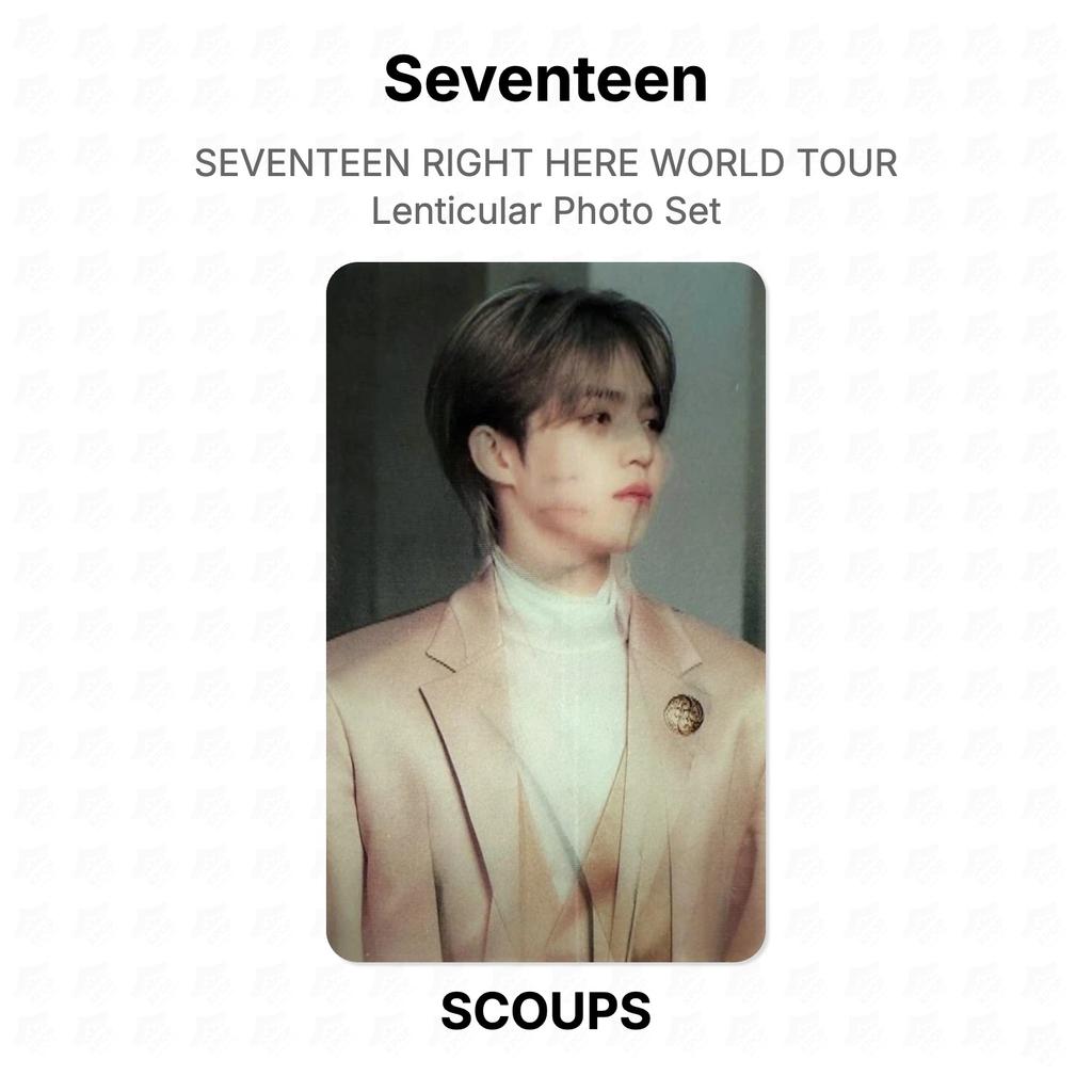 Seventeen RIGHT HERE WORLD TOUR Lenticular Photo Set Official Photocard