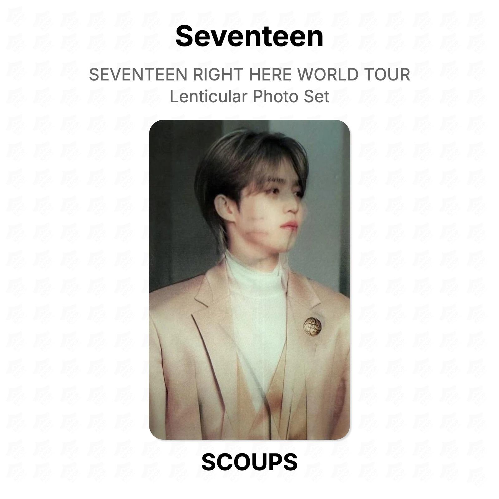 Seventeen RIGHT HERE WORLD TOUR Lenticular Photo Set Official Photocard S.COUPS