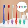 1PCS Punch-free Fish-shaped Toothbrush Holder Suction Cup Travel Wash Set Storage Drain Rack