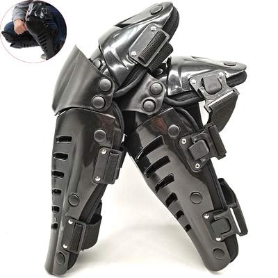 ZSADZS Motorcycle Knee and Shin Impact Set of 1 Protectors, Resistant, (Black)